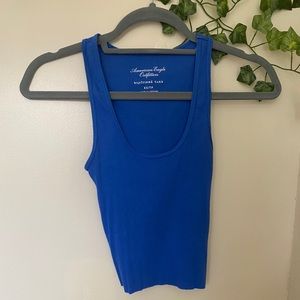 Cropped Blue tank top